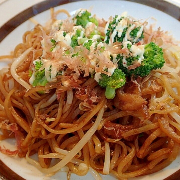 肉かすともやしとブロッコリーの富士宮焼きそば レシピ 作り方 By ぷ みぃまま 楽天レシピ 肉かすともやしとブロッコリーの富士宮焼きそば レシピ 作り方 By ぷ みぃまま 楽天レシピ